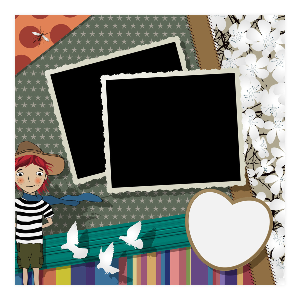 Vintage Photos Collage (Print Only)