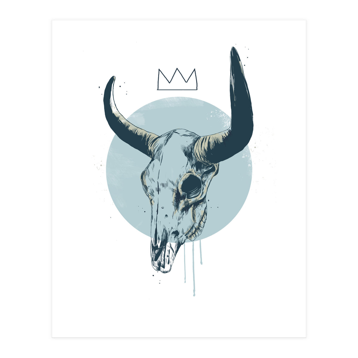 Bull Skull (Print Only)