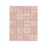 My Favorite Geometric Patterns No.20 - Pale Pink (Print Only) thumbnail