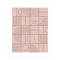 My Favorite Geometric Patterns No.20 - Pale Pink (Print Only)