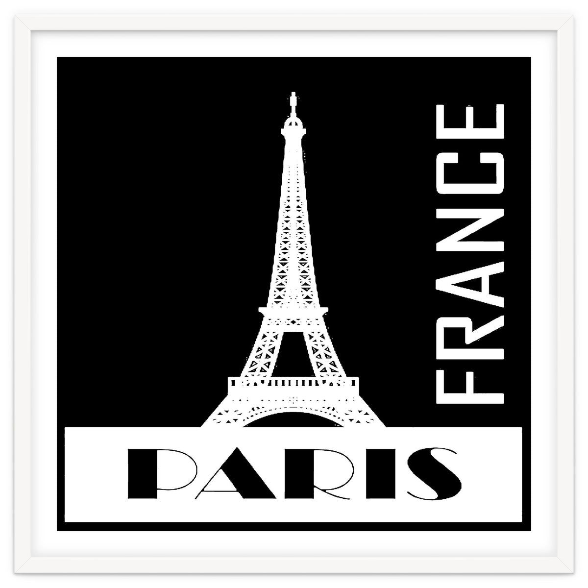 Travel Paris France Poster