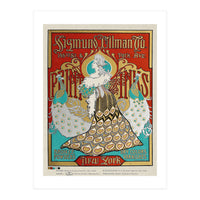 Sigmund Ullman Bronze Powders Advertisement (With Peacocks) (Print Only)