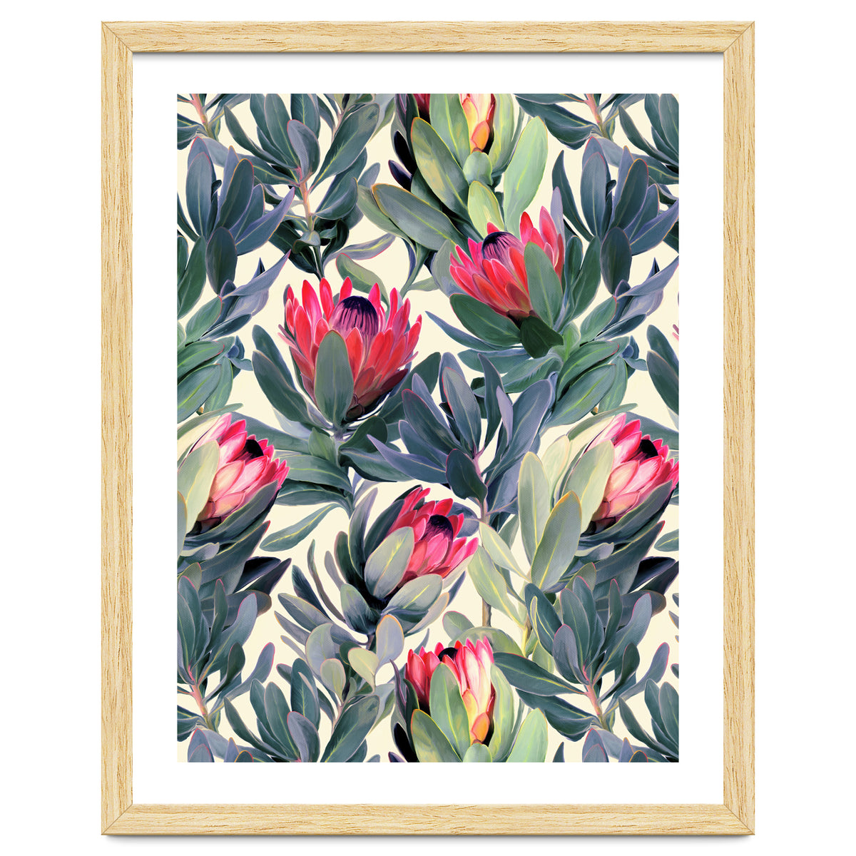 Painted Protea Pattern