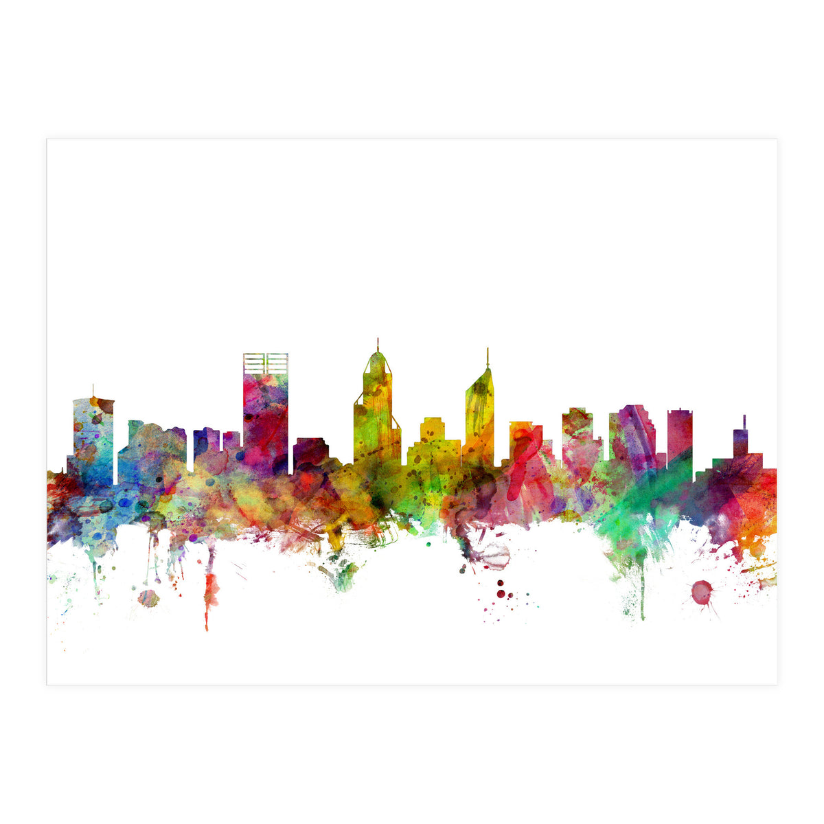 Perth Australia Skyline (Print Only)