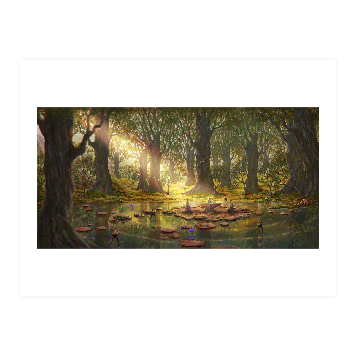 Lotus Stand Gridania (Print Only)