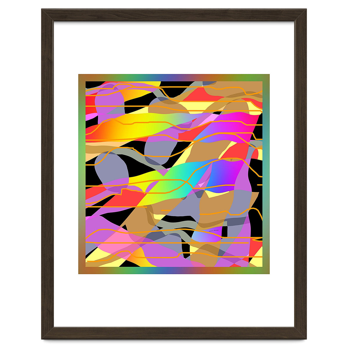 ABSTRACT COLOR BANDS