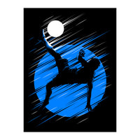 Soccer moon (Print Only)