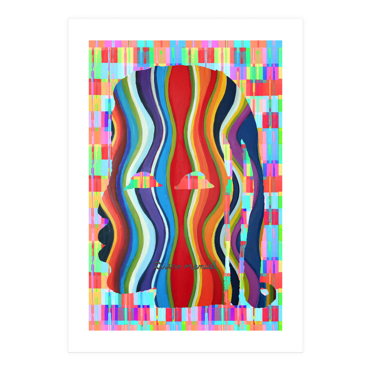 Abstracto Pop Nuevo B Nuevo 10 (Print Only)