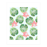 Monstera + Pink (Print Only) thumbnail