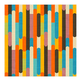 Retro Color Block Orange (Print Only) thumbnail