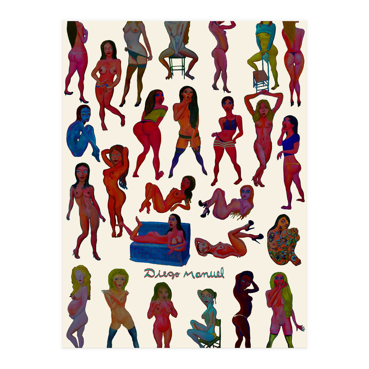 Chicas 3d 20 (Print Only)