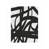 Expressionist black and white V (Print Only) thumbnail