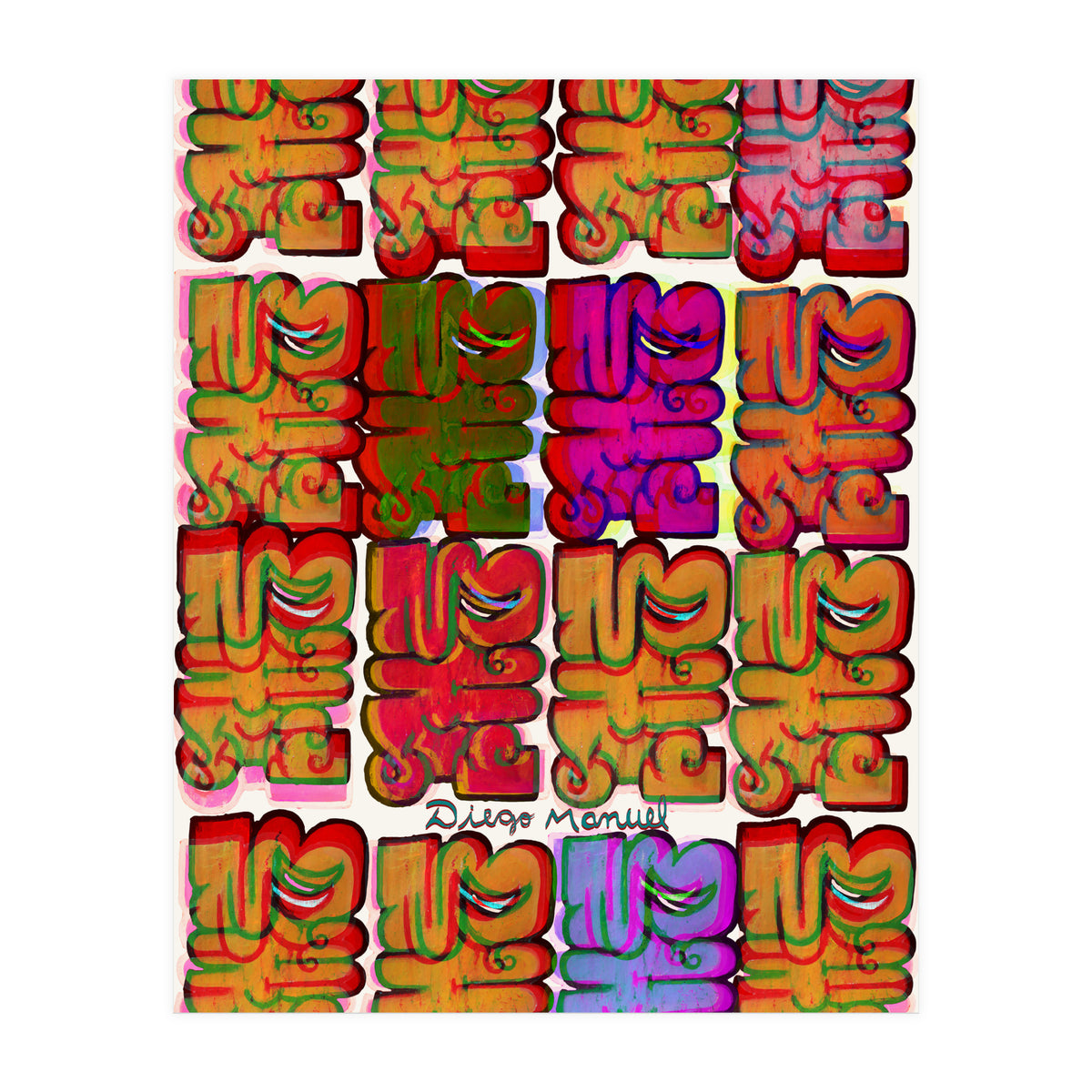 Graffitis 2021 Tapiz 135 (Print Only)