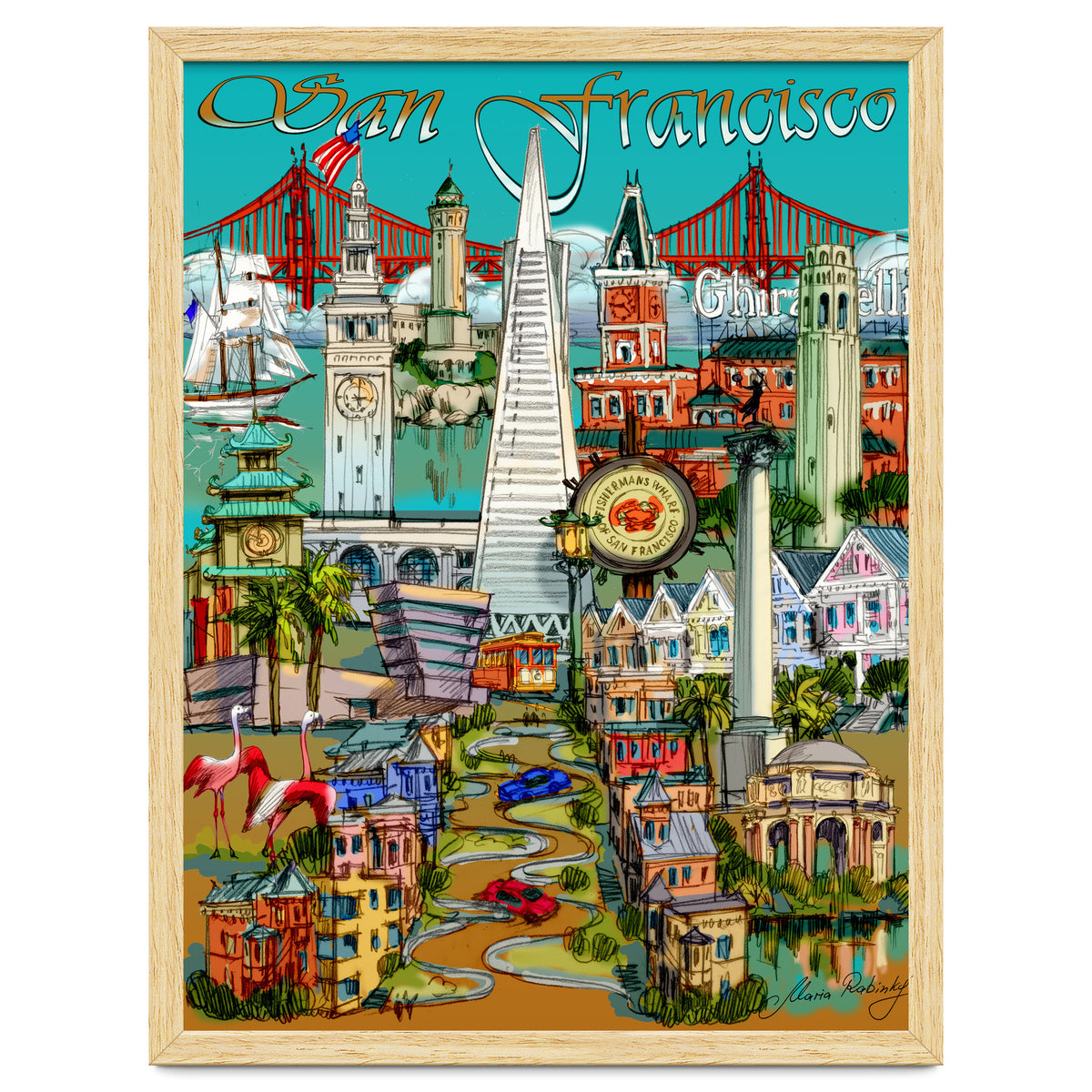 San Francisco Illustration