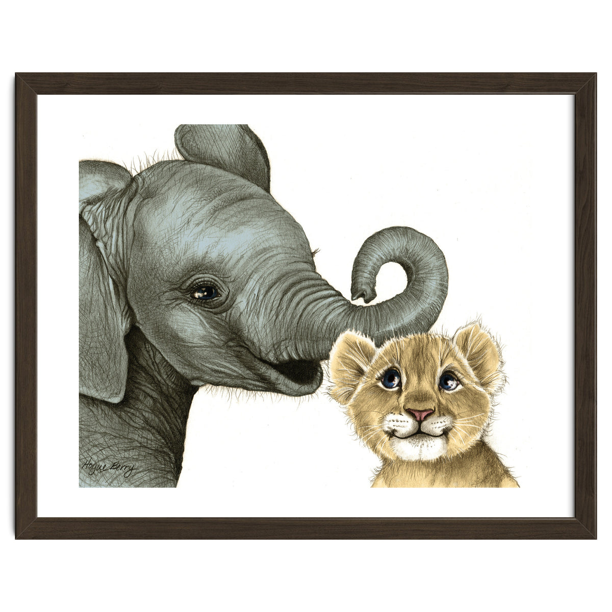 Best Friends, Elephant and Lion