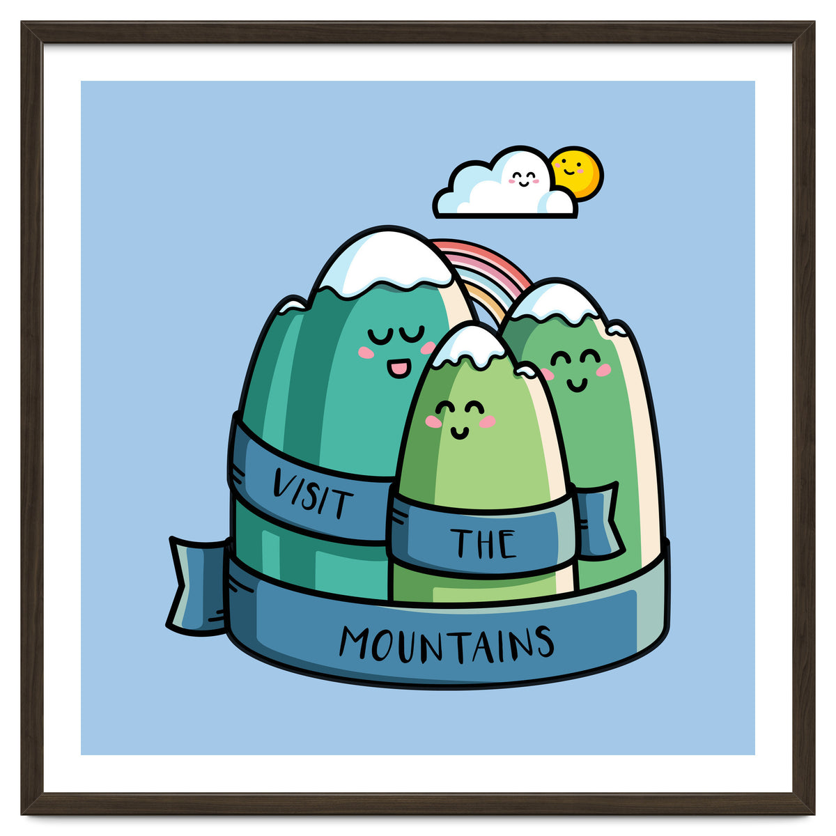 Kawaii Cute Visit the mountains