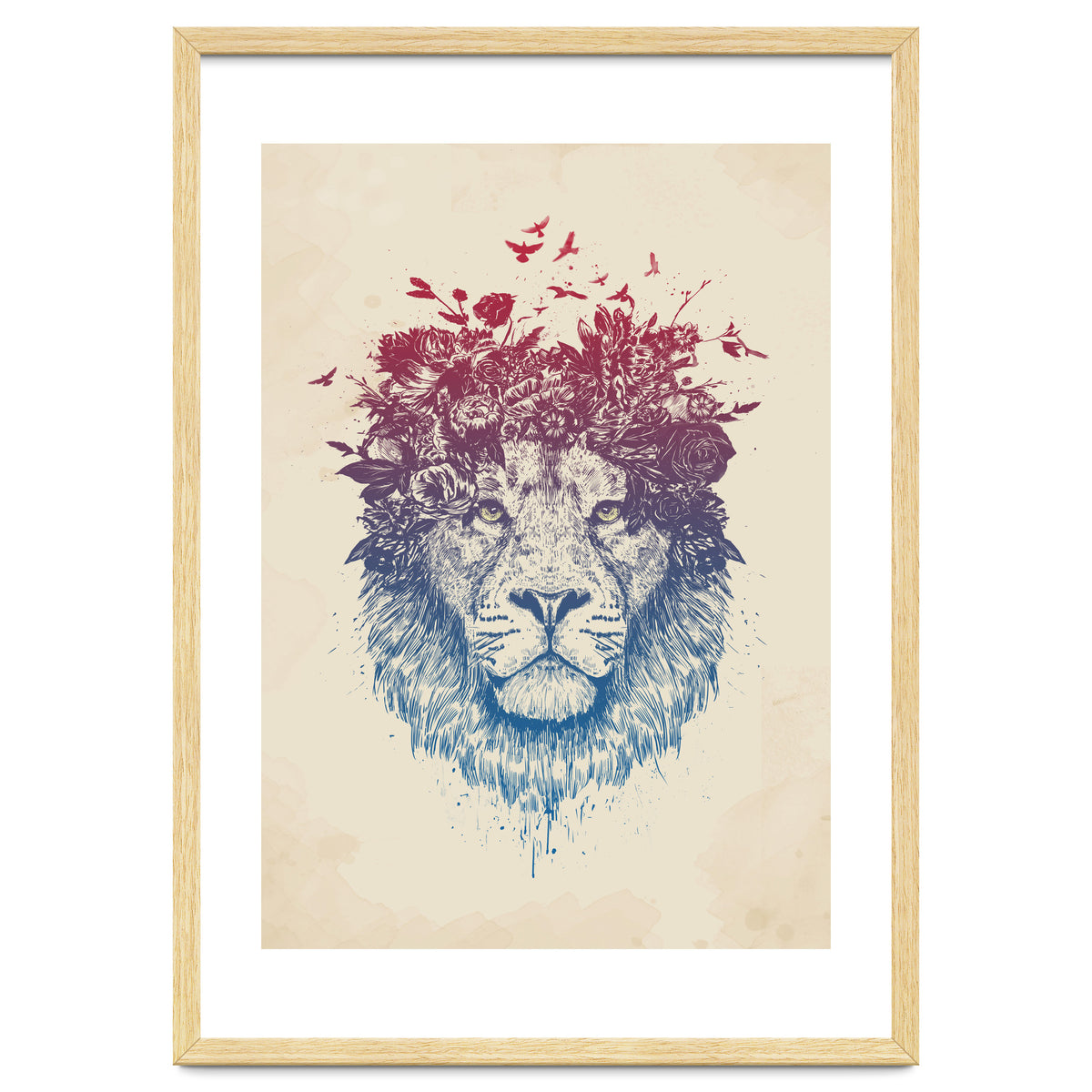 Floral Lion III