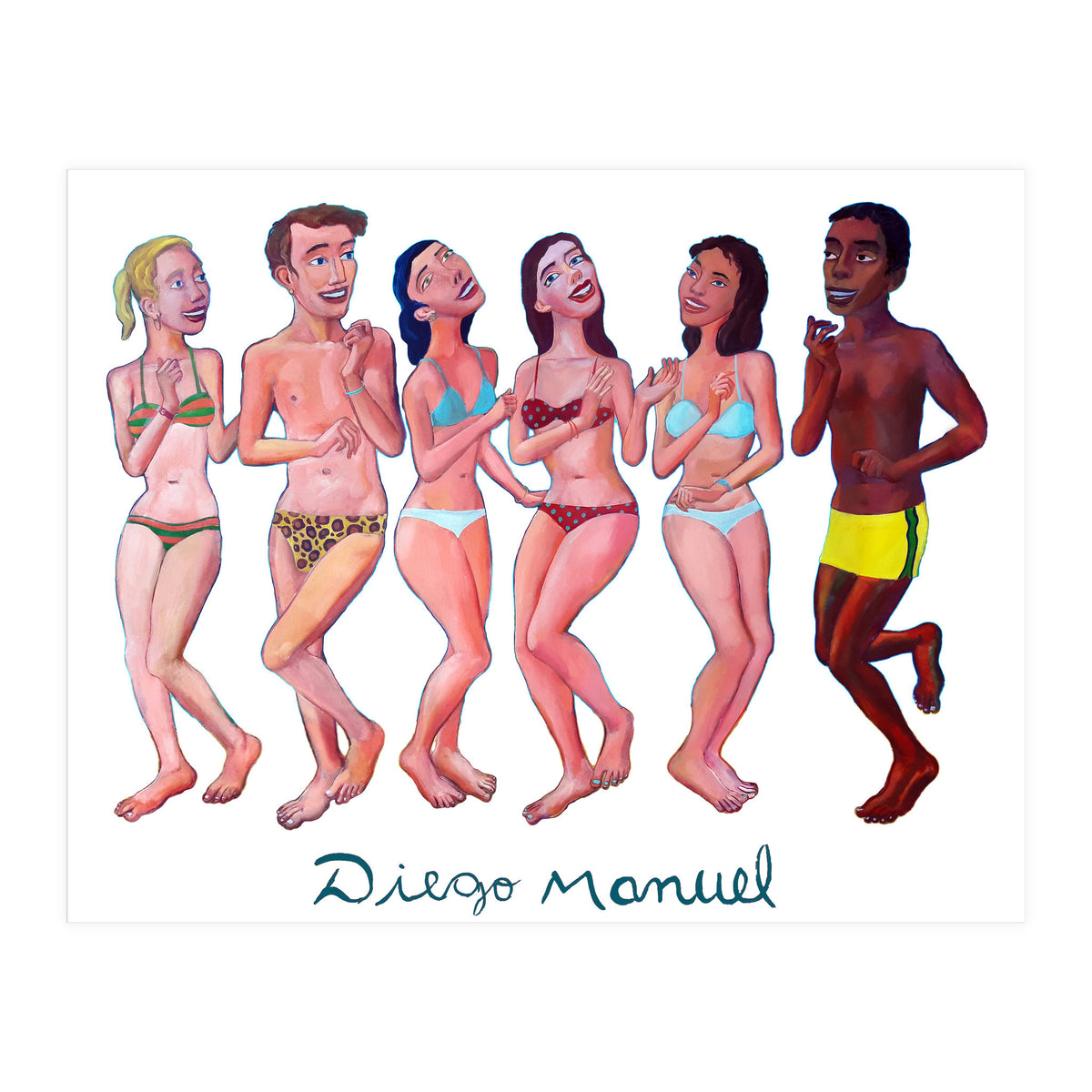 Fiesta En La Playa 3b (Print Only)