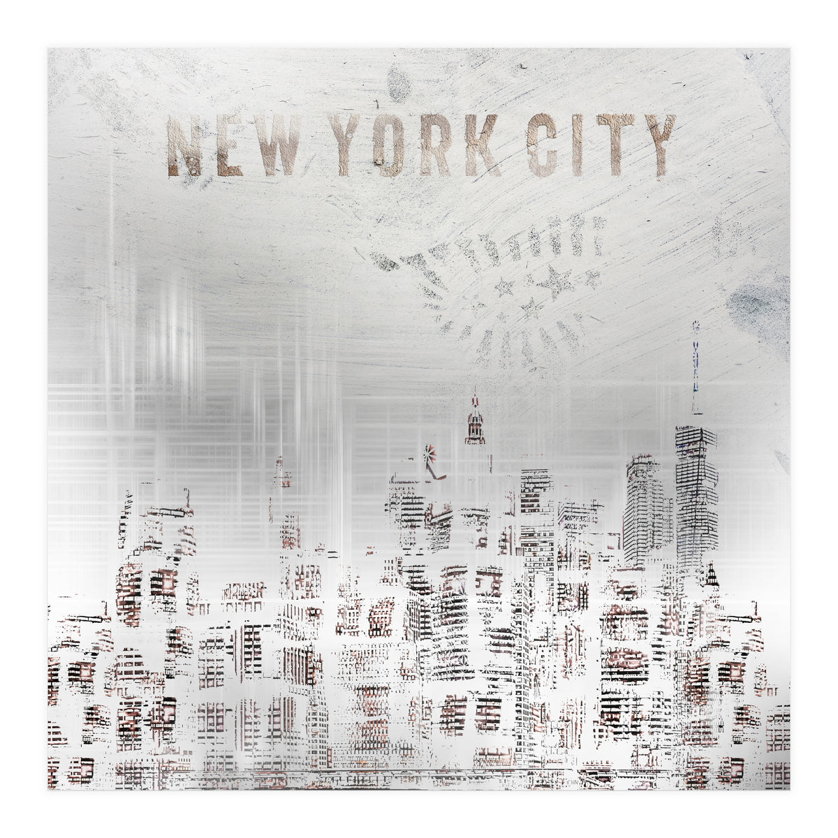 MODERN ART New York City Skylines  (Print Only)