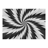 3D Abstract Swirl Monochrome Art (Print Only) thumbnail