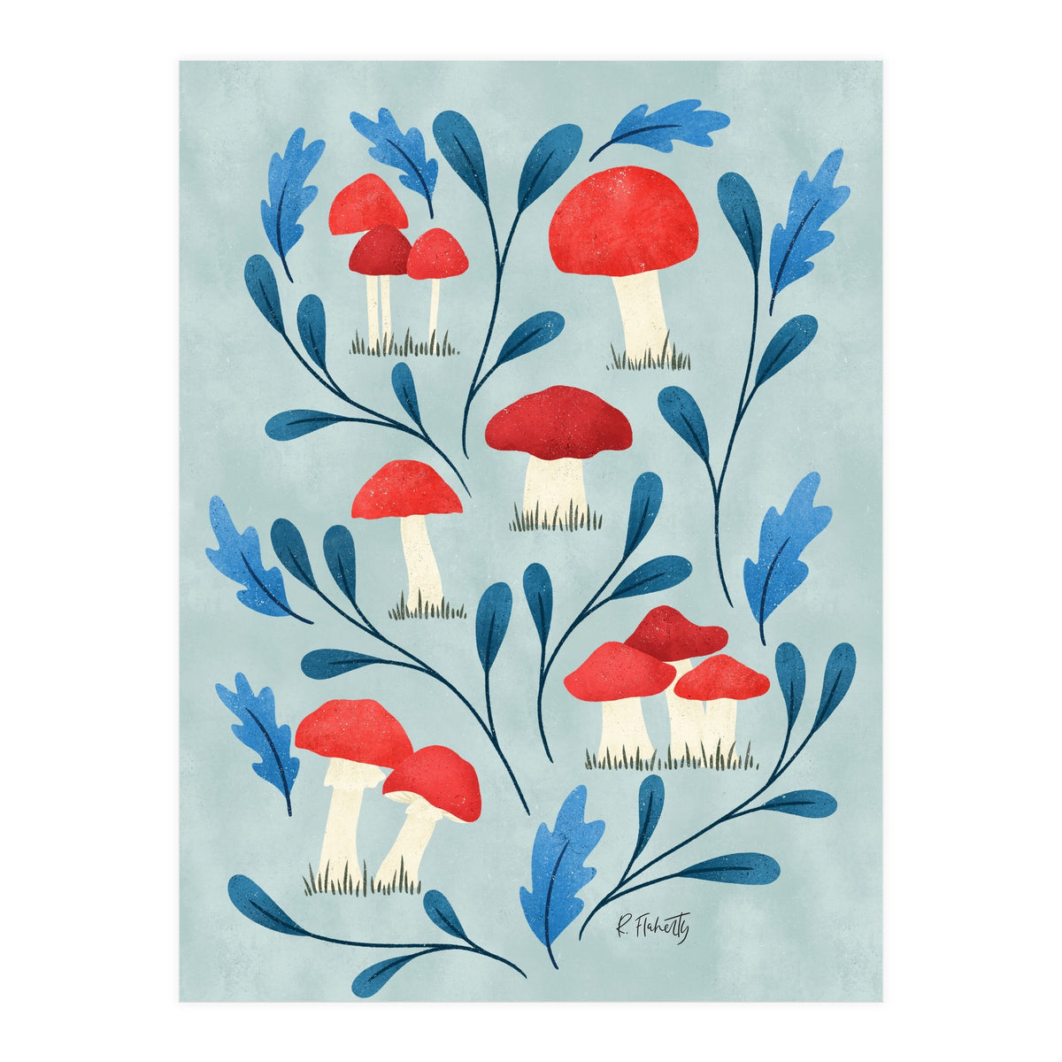 Forest Mushrooms (Print Only)