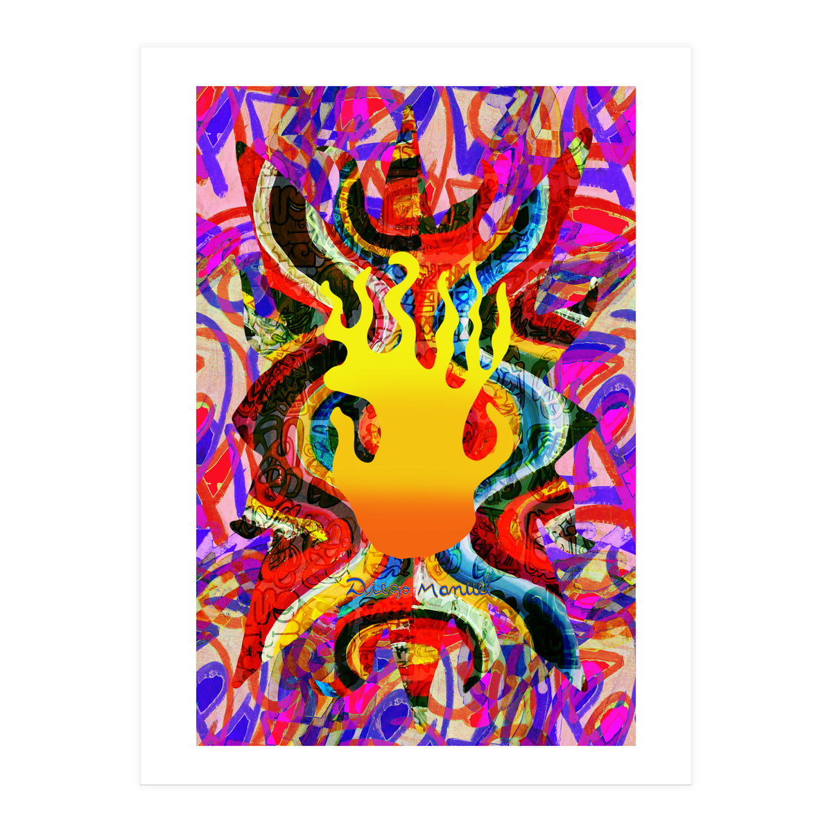 Fuego Y Graffiti 34 (Print Only)