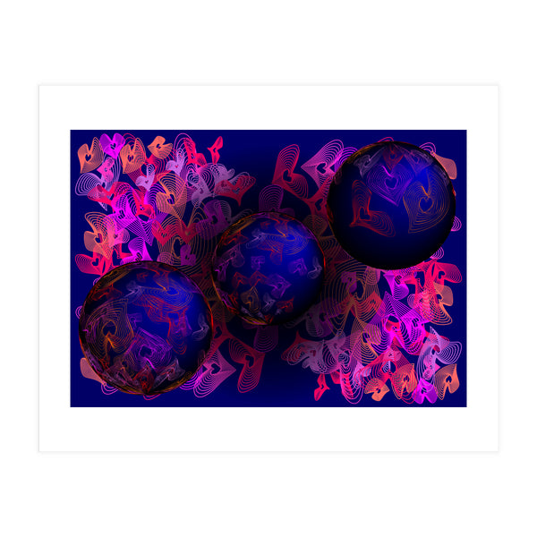 Hearts Of Planet Earth (Print Only)