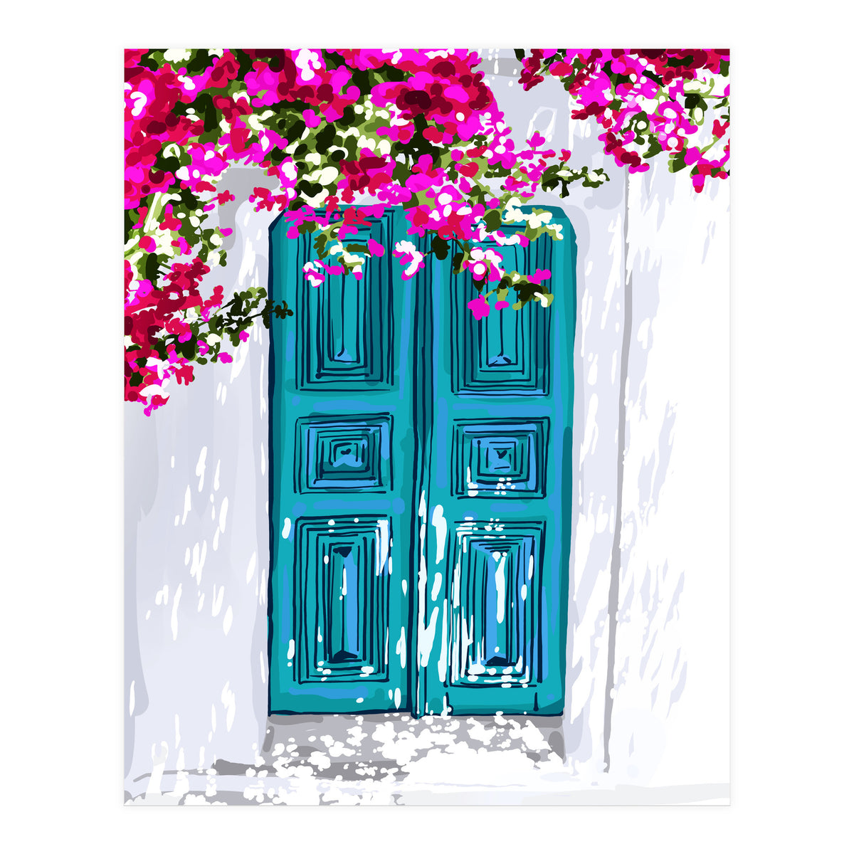 Another Santorini Home (Print Only)