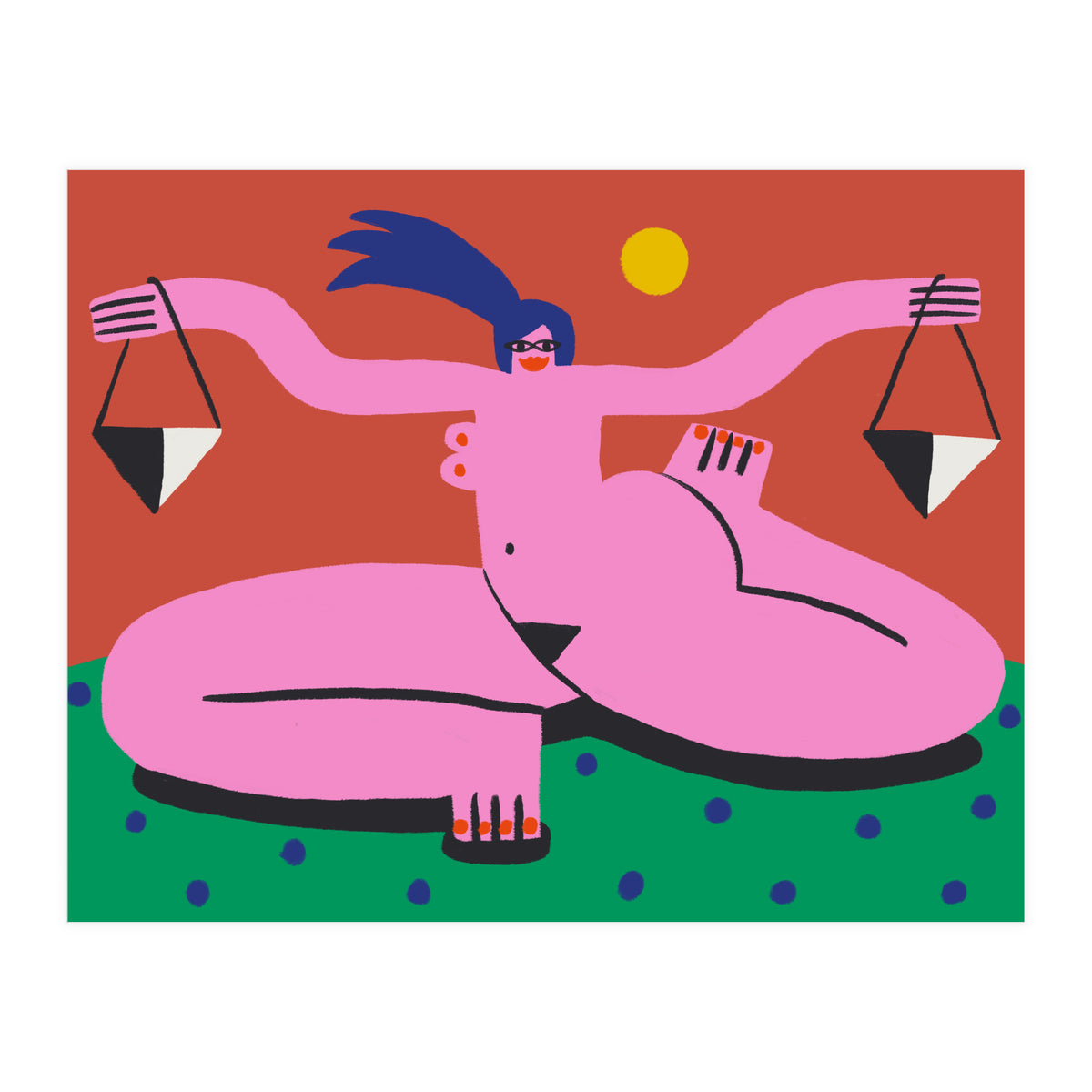 Harmony And Chill Libra (Print Only)