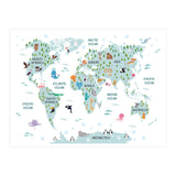Animal World Map (Print Only) thumbnail