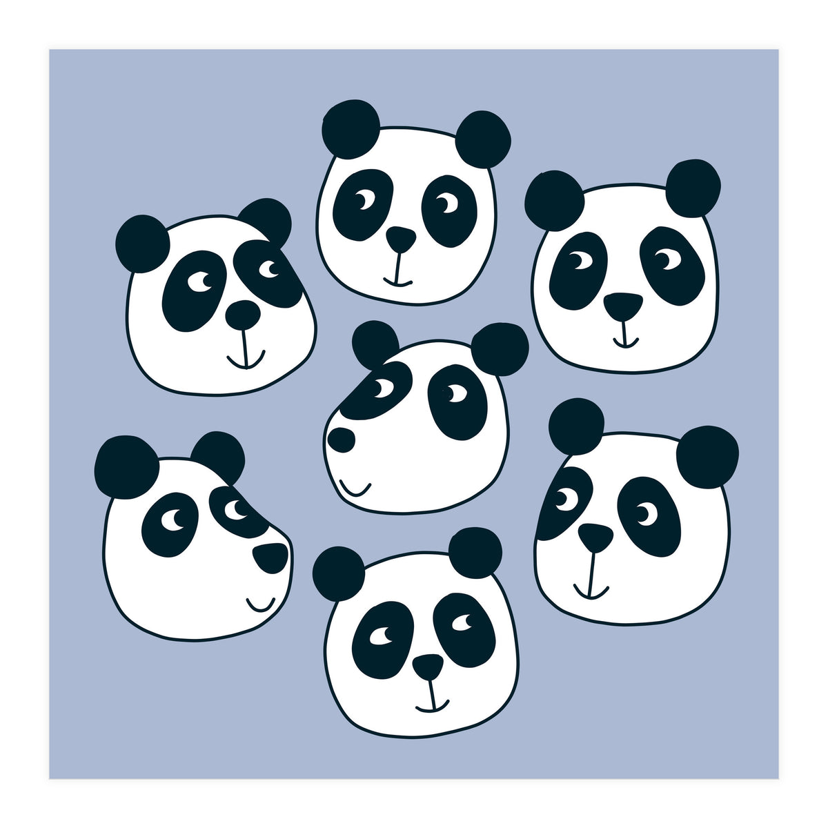Particularly Pleasant Pandas (Print Only)