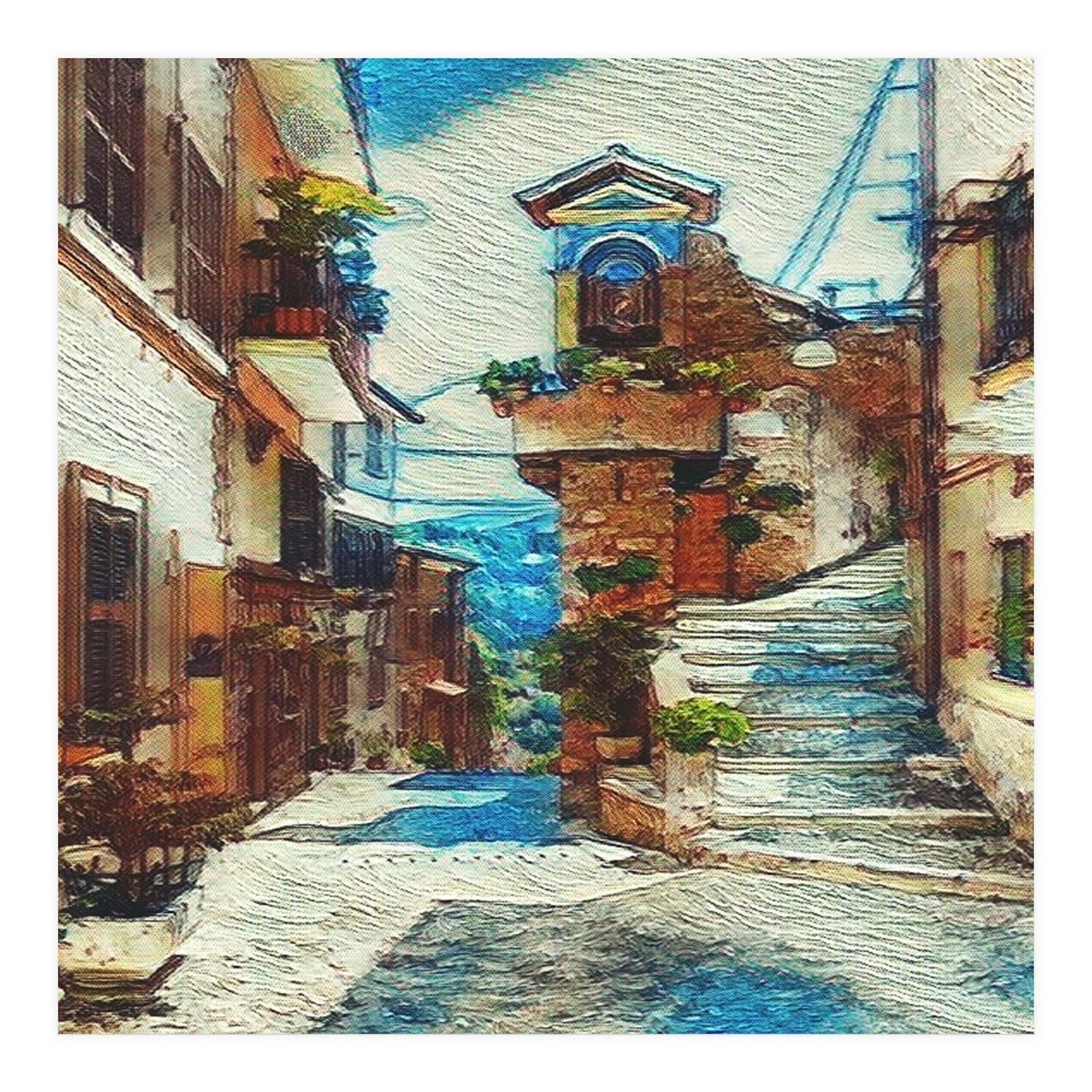 An Italian Neighborhood (Print Only)