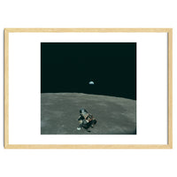 Earth, Moon And Lunar Module, As11 44 6643