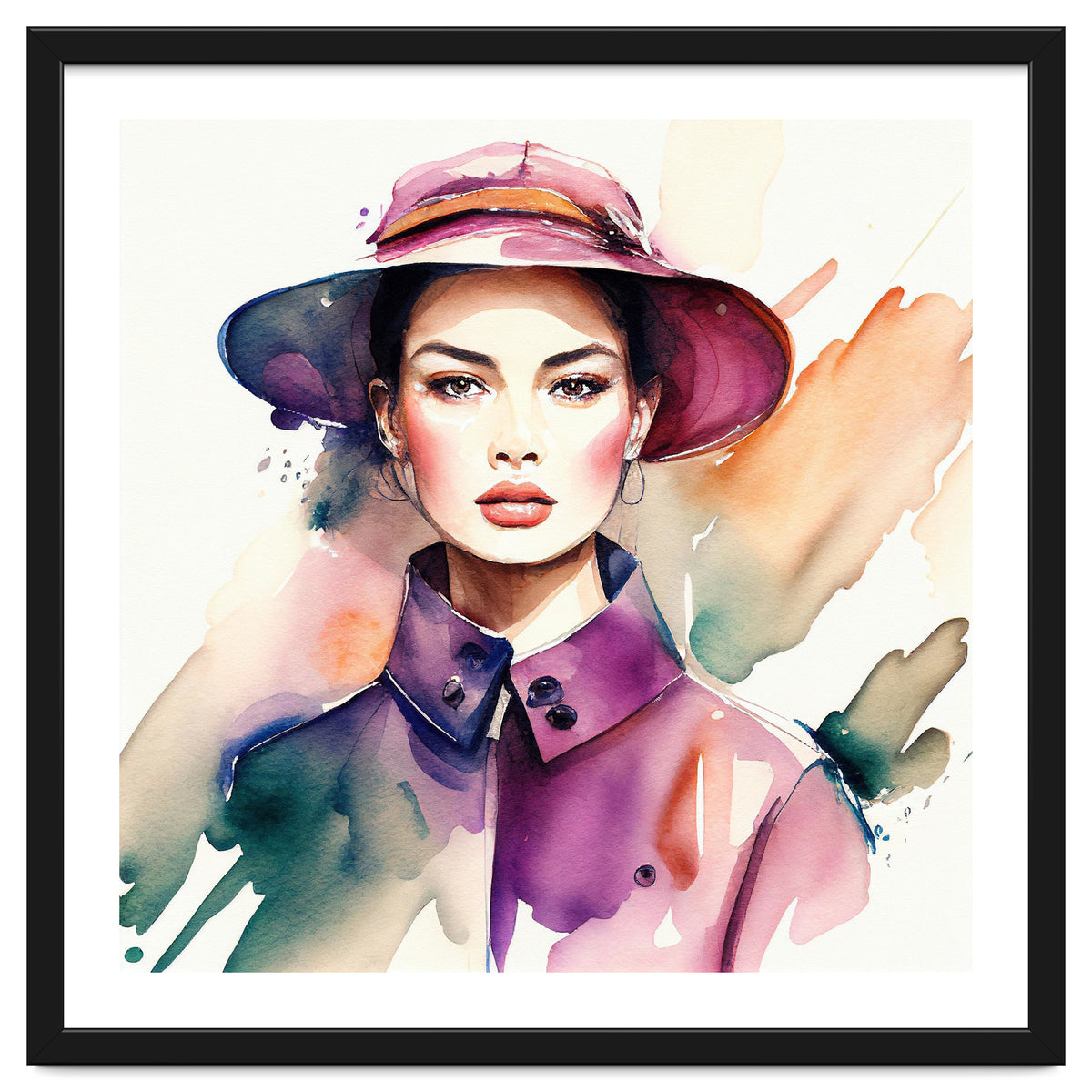 Watercolor Fashion Woman #2