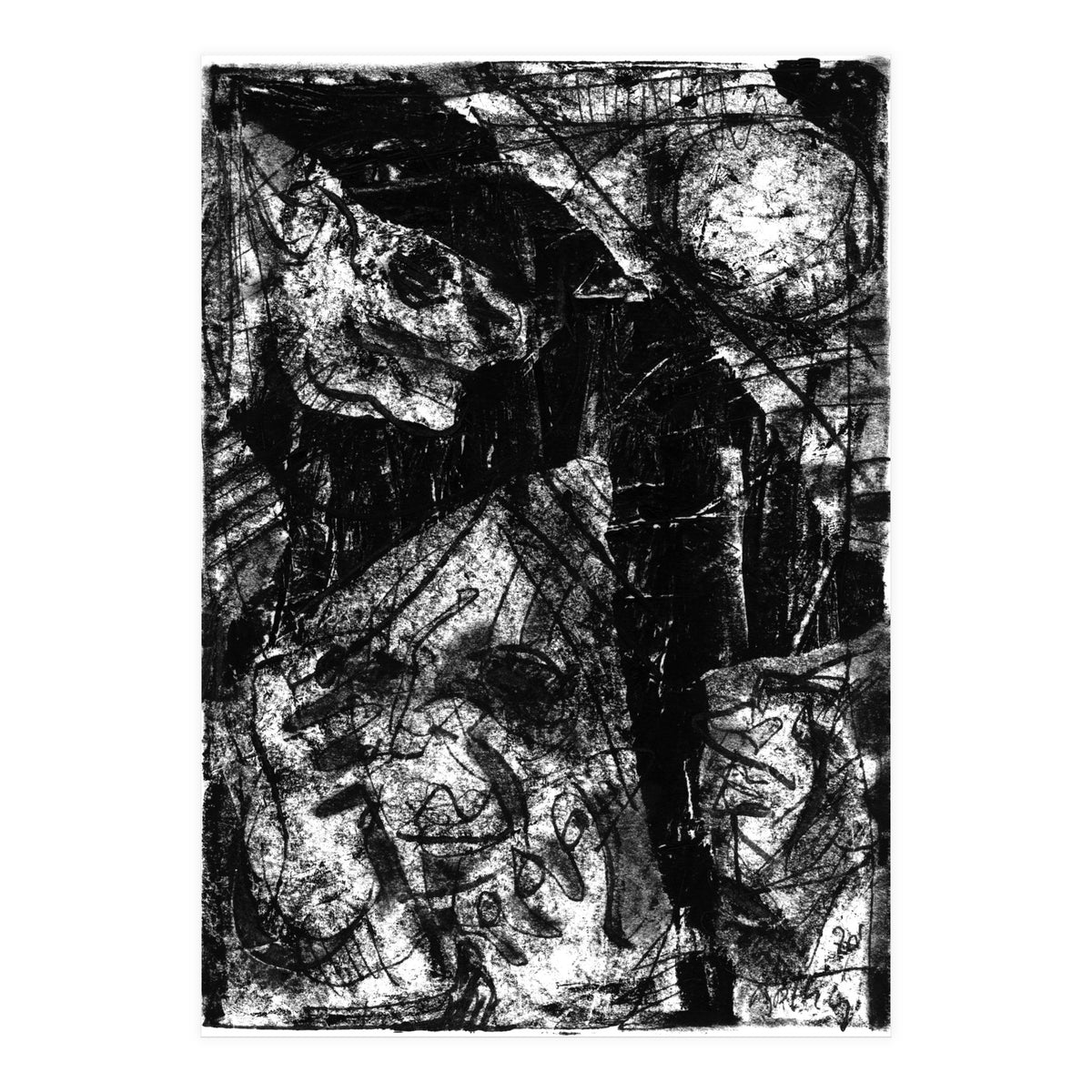 Fright - b&w (Print Only)