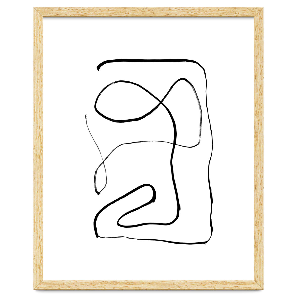 Mid-Century Line Art Print #2