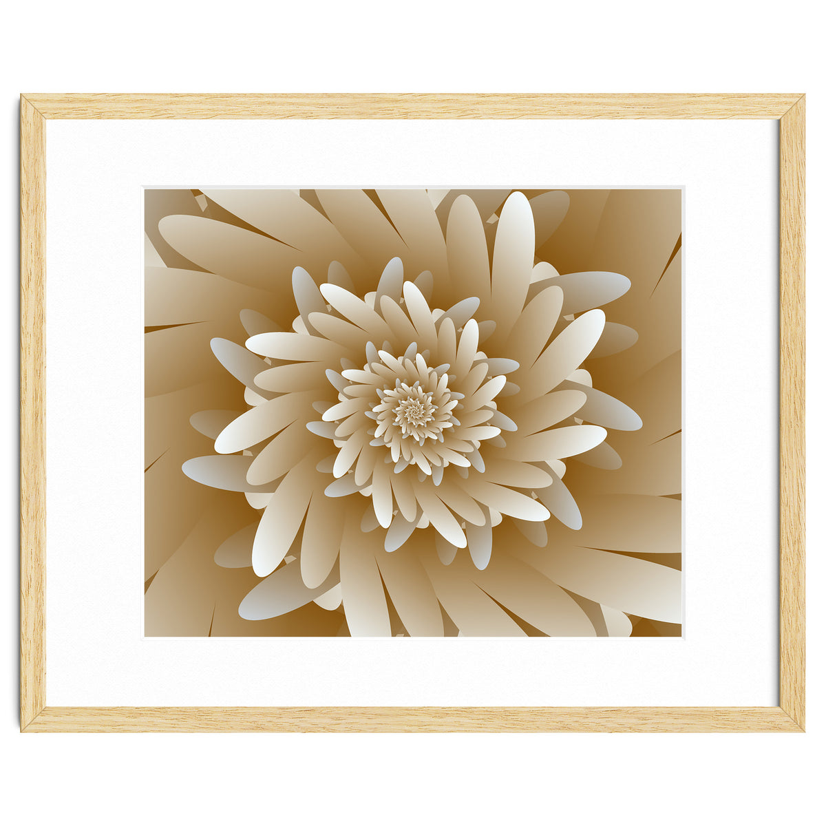 Abstract Digital Floral ART