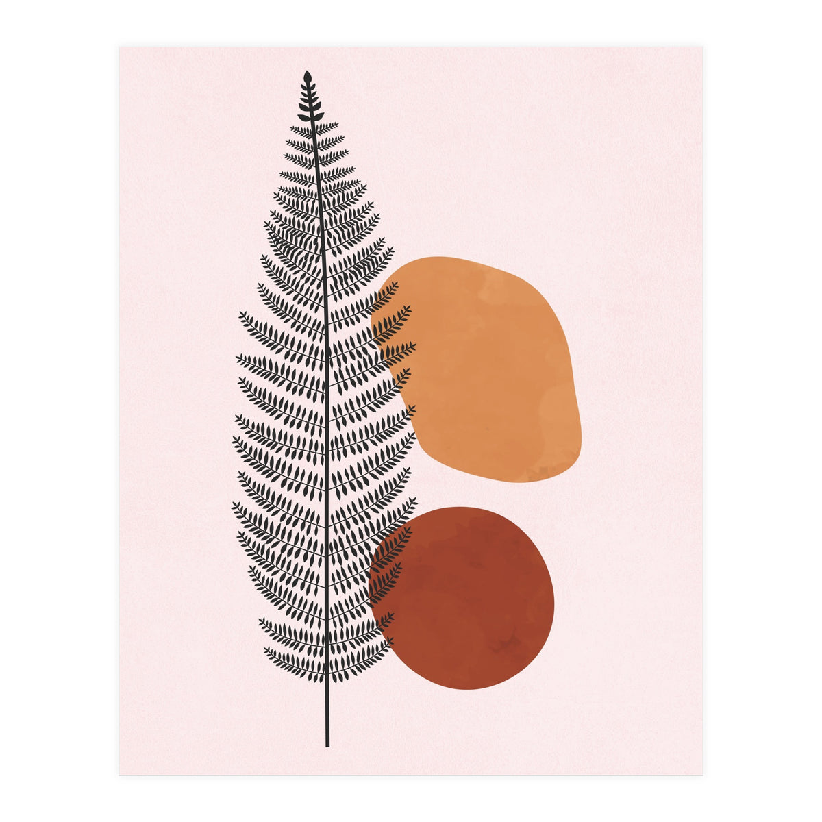 Fern Botanical Nordic Scandinavian Modern (Print Only)