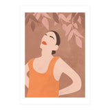 Mid Century Modern Boho Woman (Print Only) thumbnail
