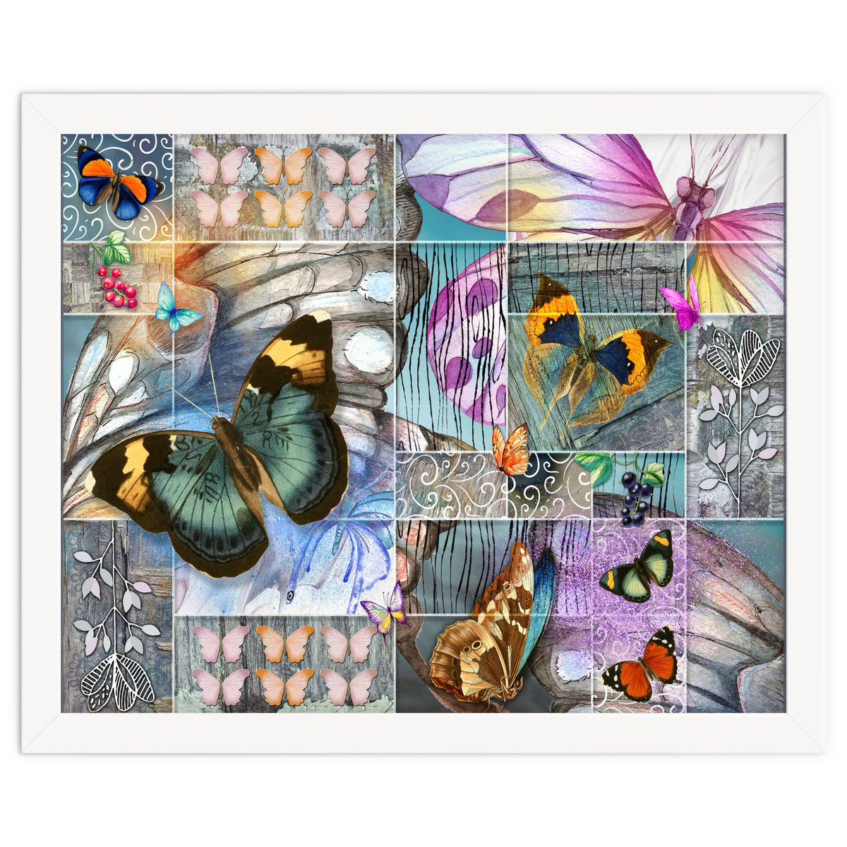 Butterfly Wings Collage