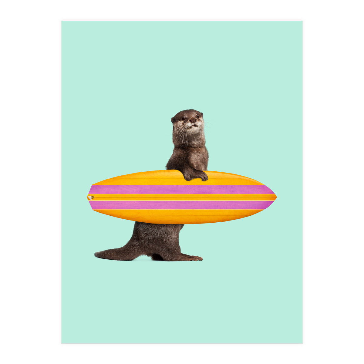 Surfing Otter (Print Only)