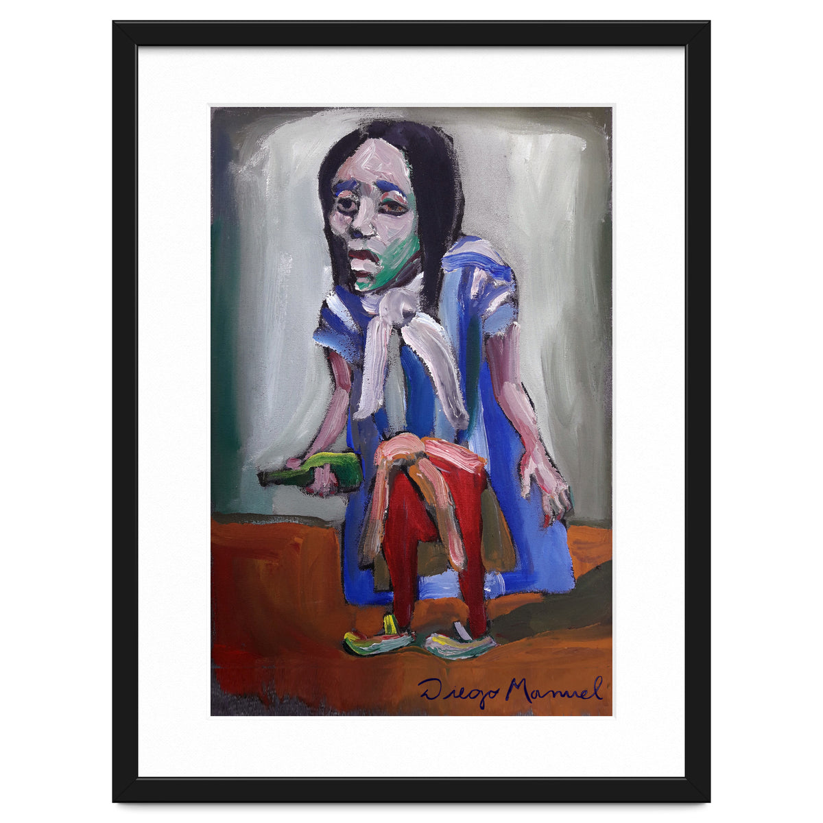 The fan, people from the neighborhood