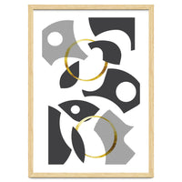 Cut Out Abstract No. 1 | gold