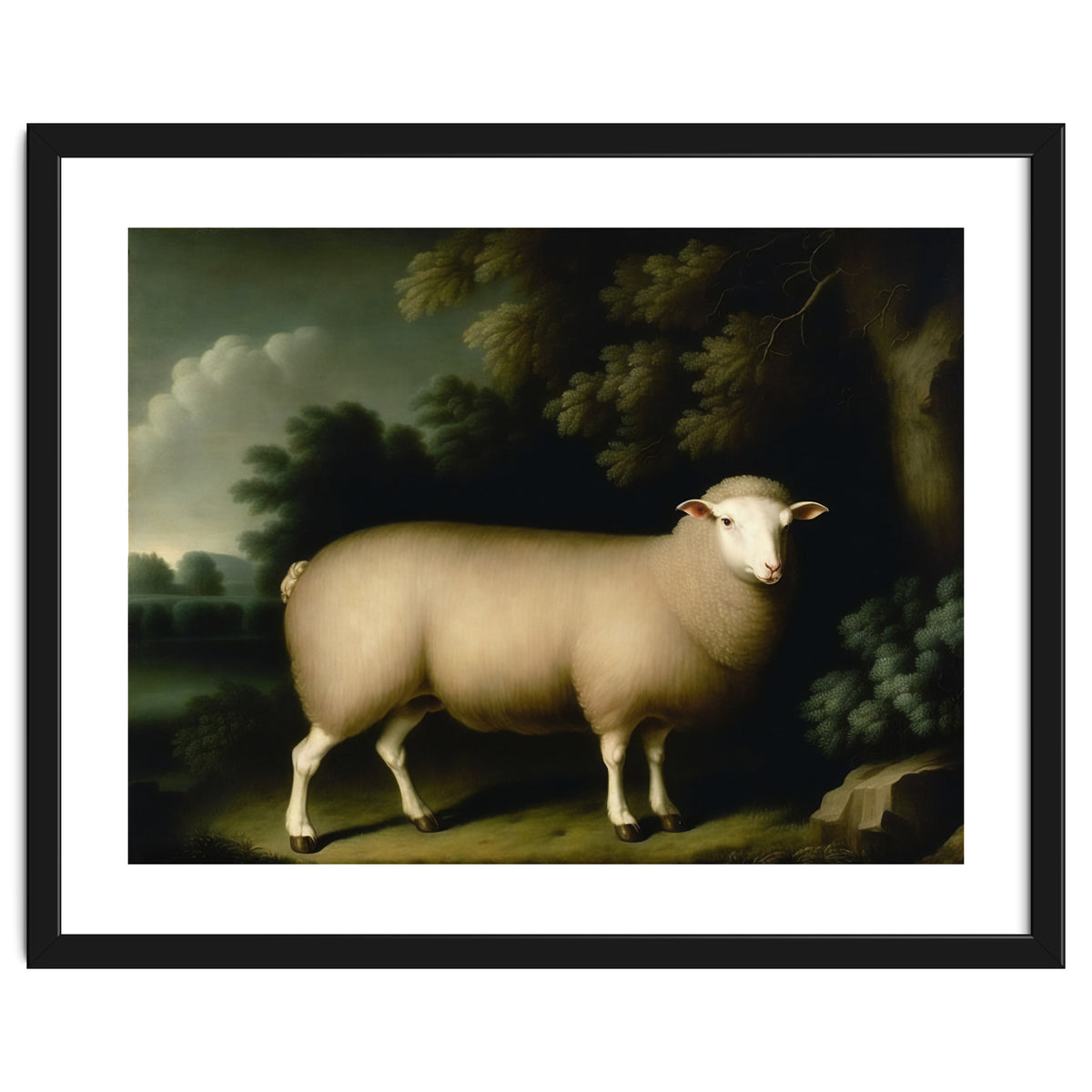 Sheep Classical Oil Painting
