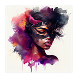 Watercolor Carnival Woman #7 (Print Only) thumbnail