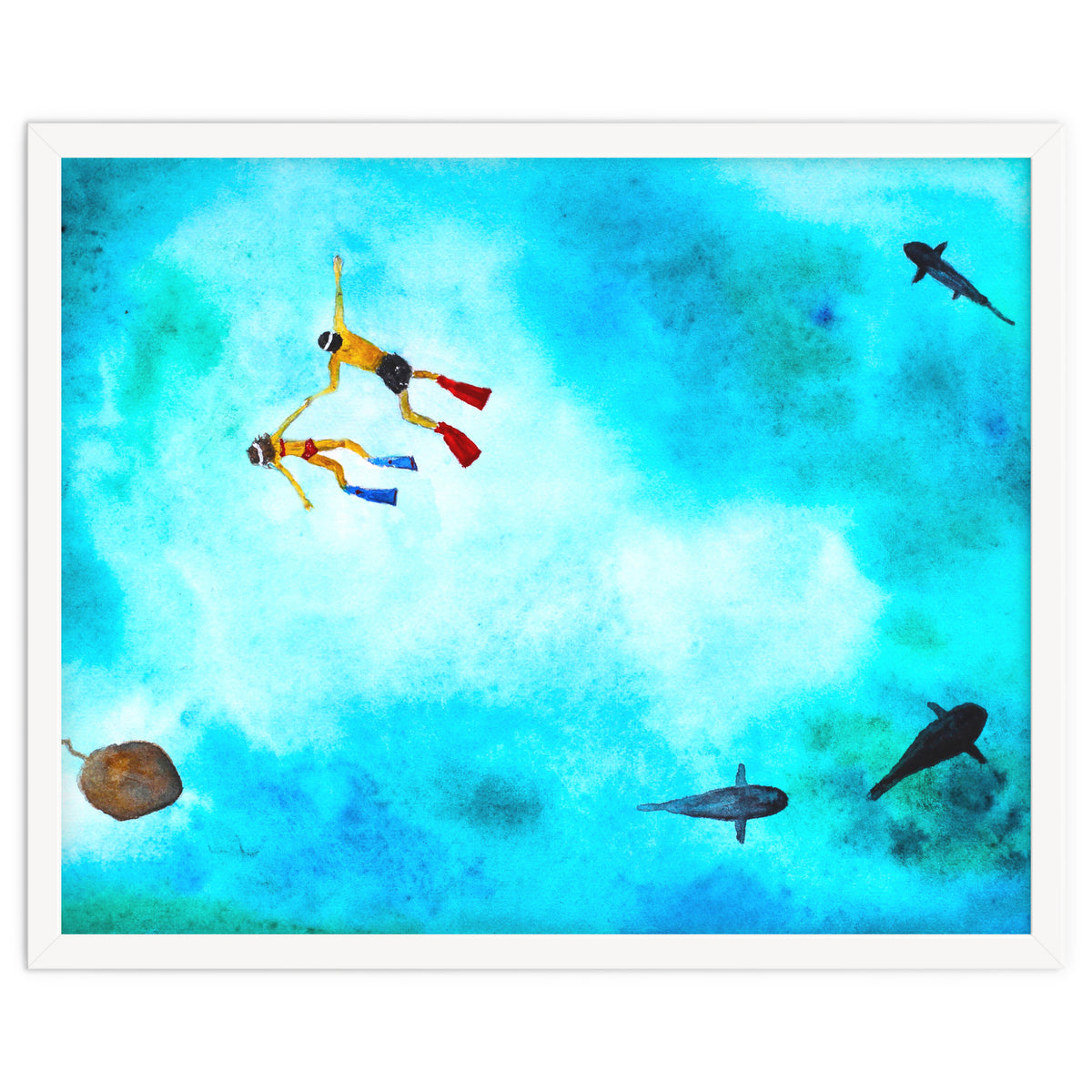 One summer day || watercolor