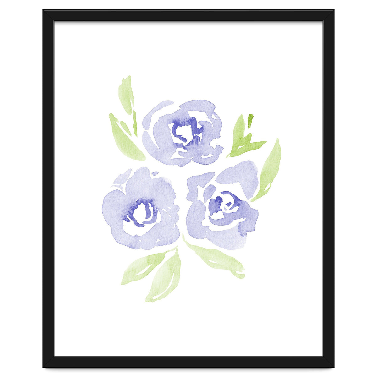 Wild Roses | Periwinkle Blue