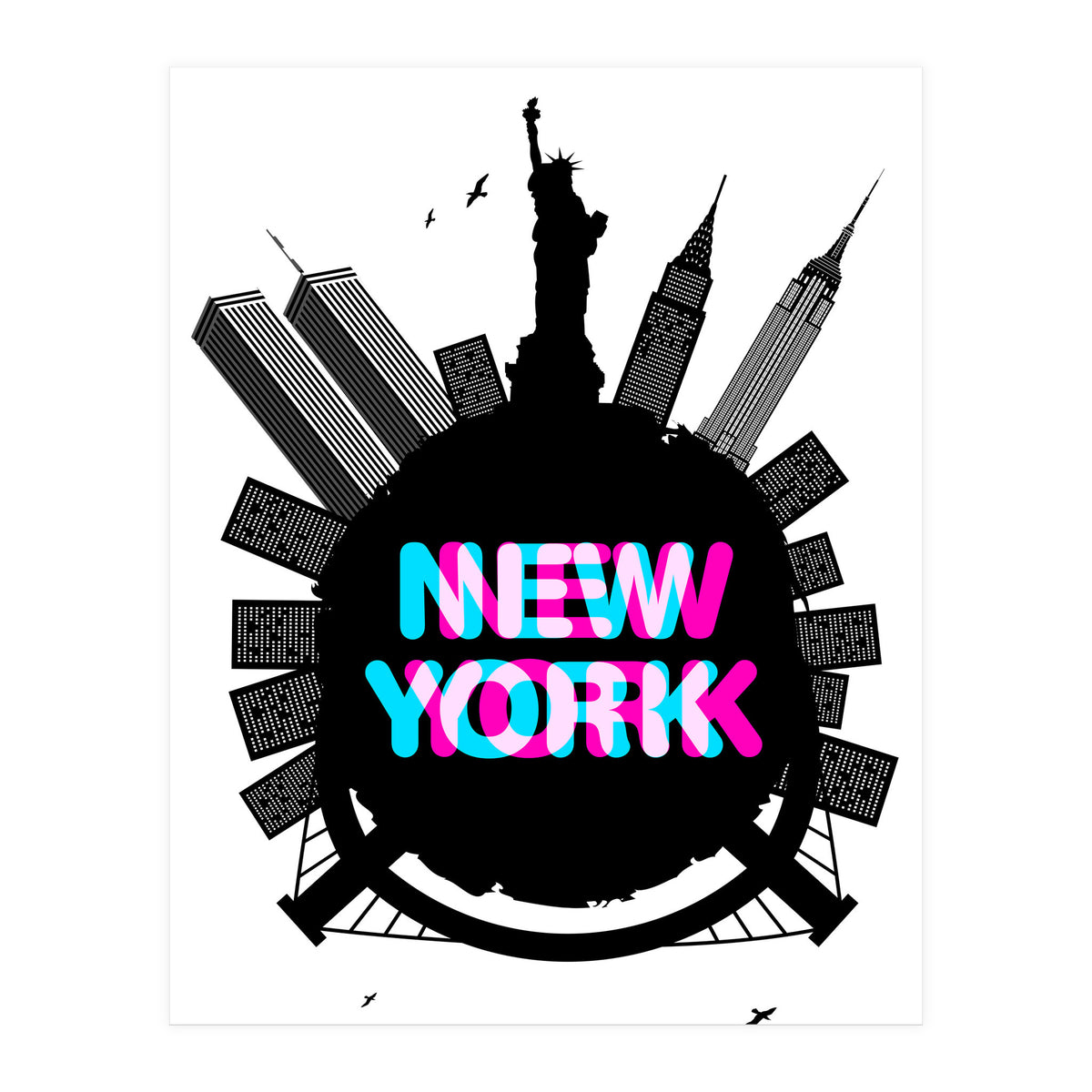 New York circle (Print Only)