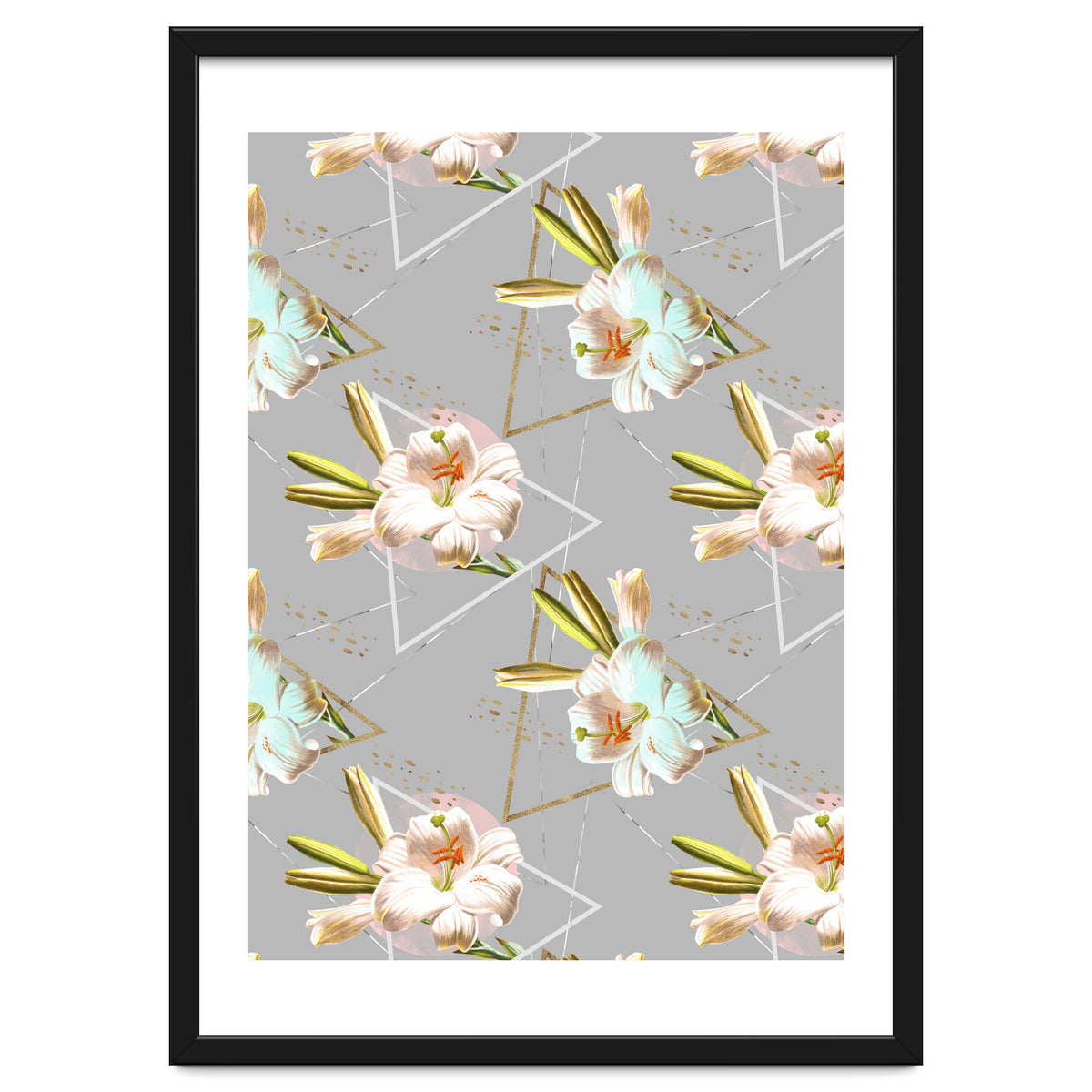 Botanical blooming with geometric 02