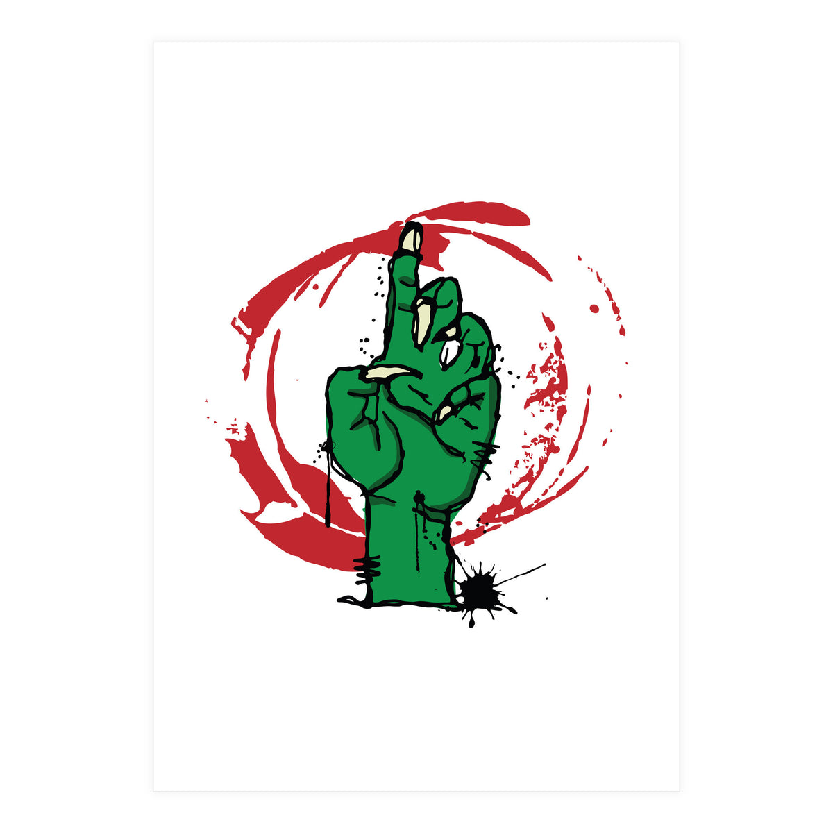 Zombie Hand (Print Only)
